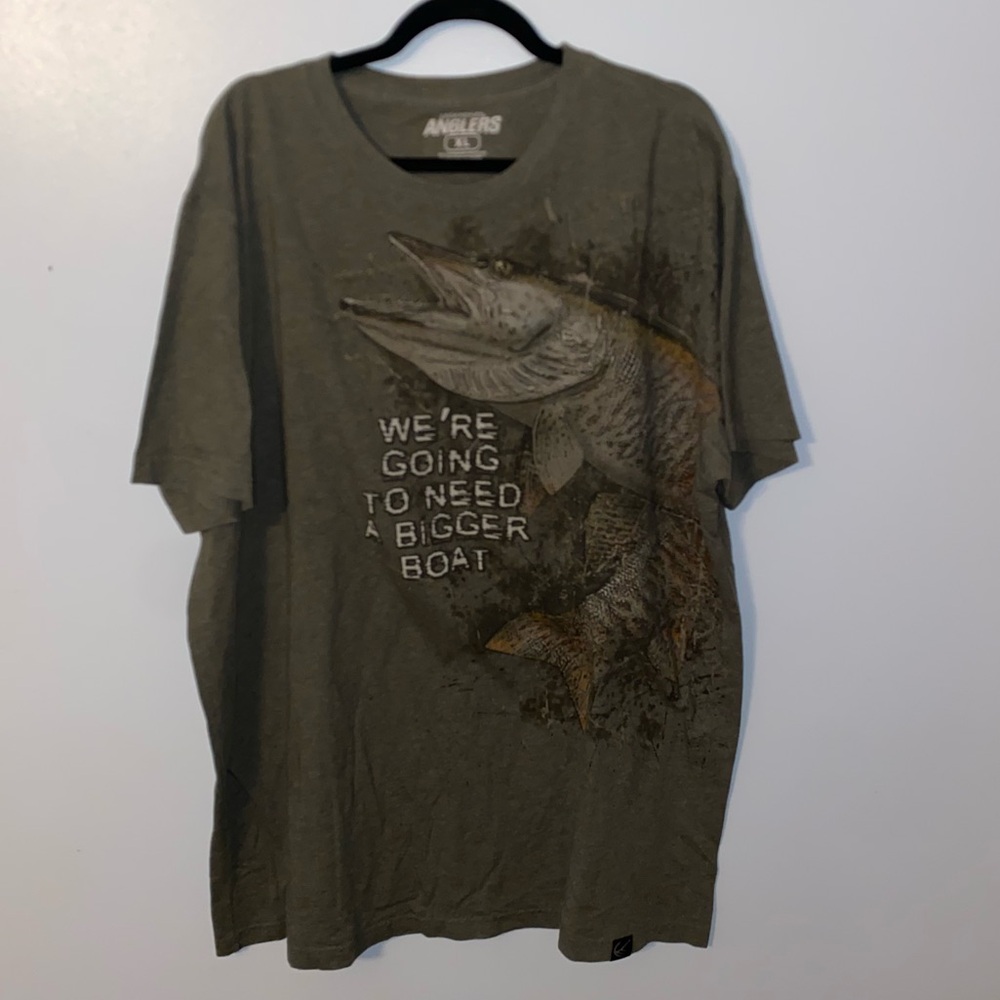 Anglers Graphic T-Shirt with Fish Design